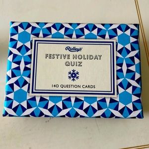 NWOT (price tag sticker) Festive Holiday Quiz Game